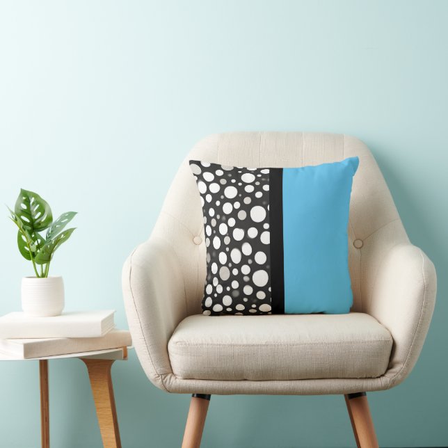 Raindrops I Throw Pillow (Chair)