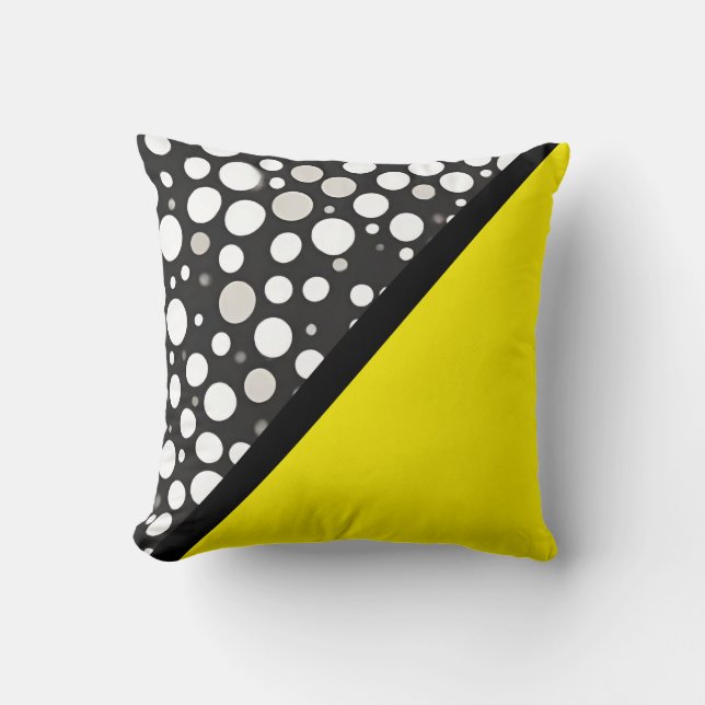 Raindrops II Throw Pillow (Front)