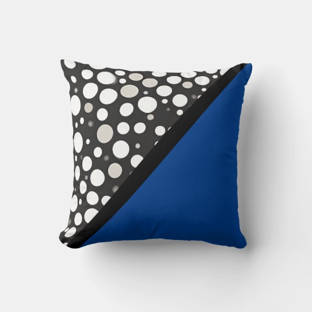 Raindrops II Throw Pillow (Front)