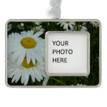 Raindrops on Daisies Wildflower Floral Christmas Ornament