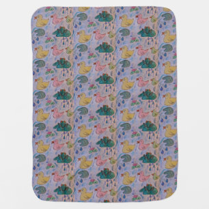 Raindrops on Ducklings Baby Blanket