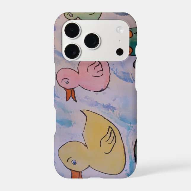 Raindrops on Ducklings Iphone Case (Back)