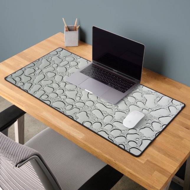 Raindrops on Glass Roof Desk Mat (Office 2)