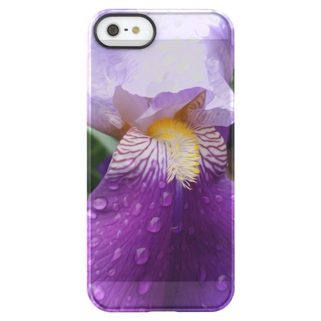 Raindrops on Iris Uncommon iPhone Case (Back)