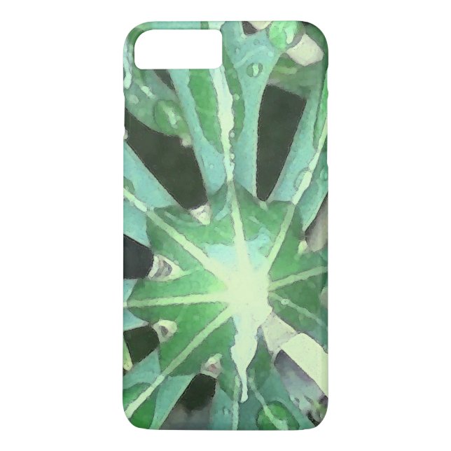 Raindrops on Leaves Case-Mate iPhone Case (Back)