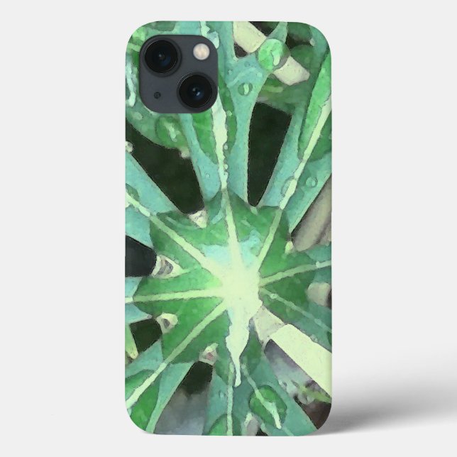 Raindrops on Leaves Case-Mate iPhone Case (Back)