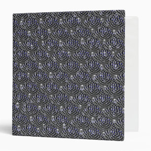 Raindrops on Metal 3 Ring Binder