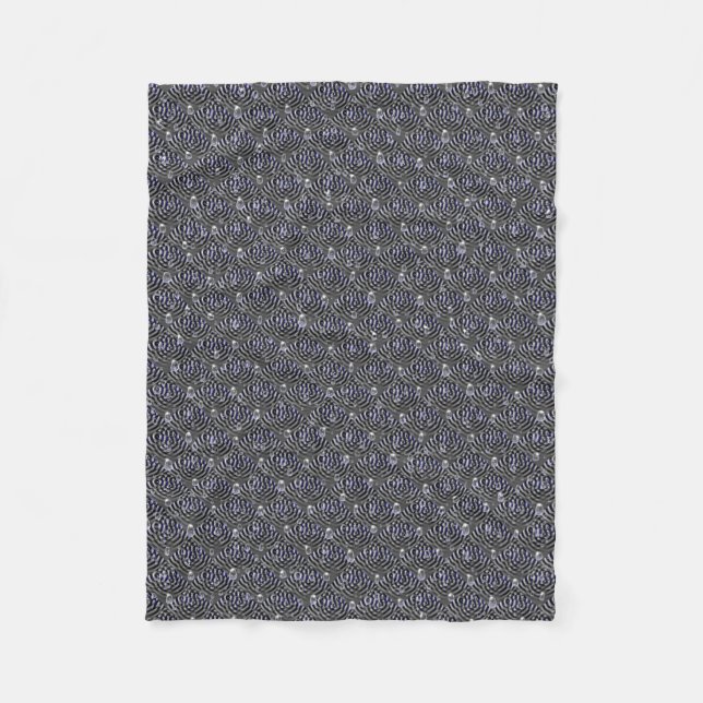 Raindrops on Metal Fleece Blanket (Front)