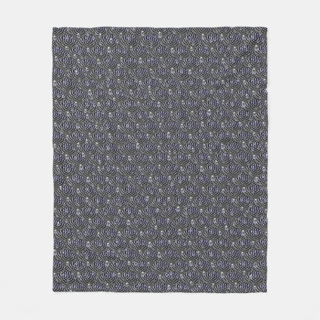 Raindrops on Metal Fleece Blanket (Front)
