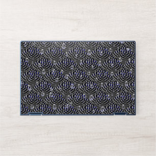 Raindrops on Metal HP Laptop Skin