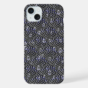 Raindrops on Metal iPhone 15 Plus Case