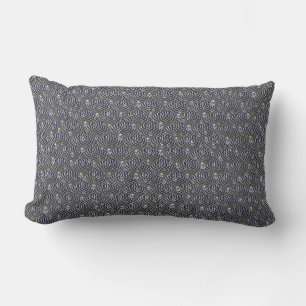 Raindrops on Metal Lumbar Pillow