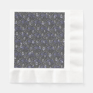 Raindrops on Metal Napkins