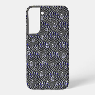Raindrops on Metal Samsung Galaxy S22+ Case