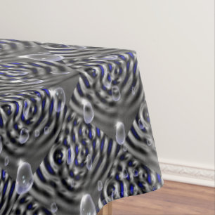 Raindrops on Metal Tablecloth