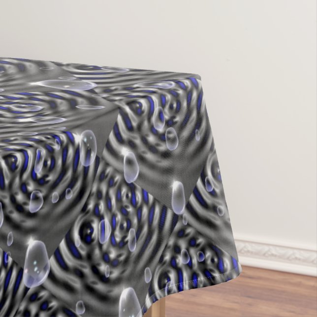 Raindrops on Metal Tablecloth (In Situ)