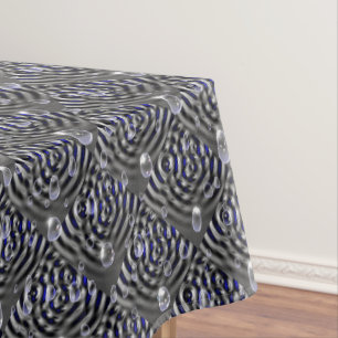 Raindrops on Metal Tablecloth