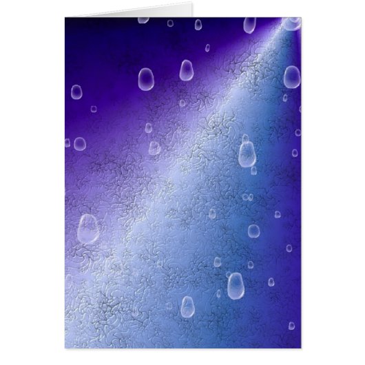 Raindrops on Purple Rainbow Cards (Front)