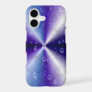 Raindrops on Purple Rainbow iPhone 17 Case