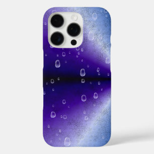 Raindrops on Purple Rainbow iPhone 16 Pro Case