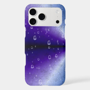Raindrops on Purple Rainbow iPhone 17 Pro Max Case