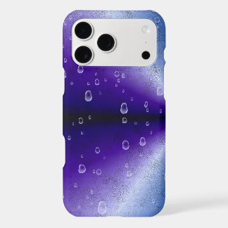Raindrops on Purple Rainbow iPhone 17 Pro Max Case