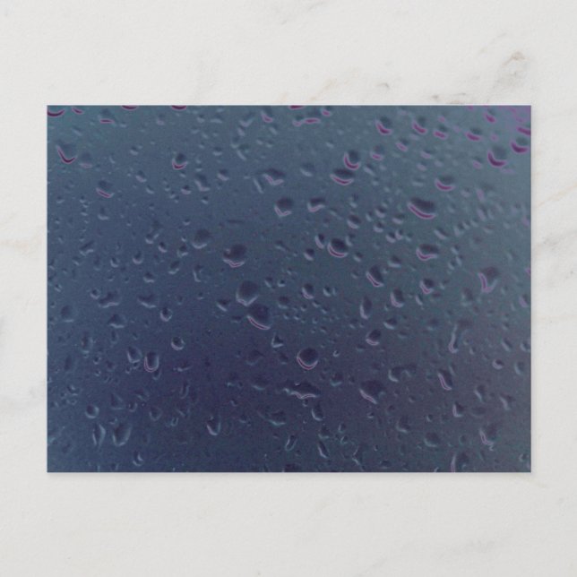 Raindrops Postcard (Front)