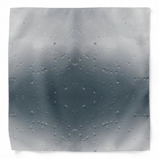 Raindrops Rainy Day Gray Sky Bandana