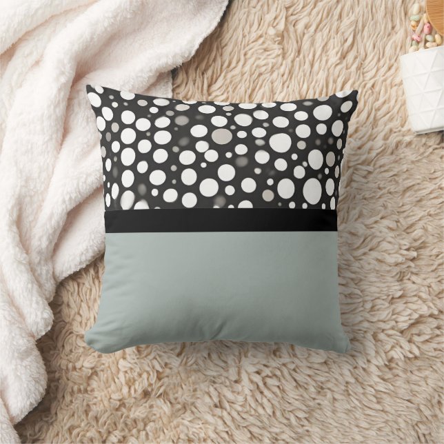 Raindrops V Throw Pillow (Blanket)