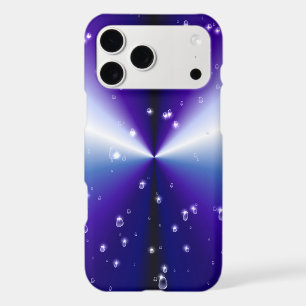 Raindrops with Stars on Purple Blue Black Rainbow iPhone 17 Pro Max Case