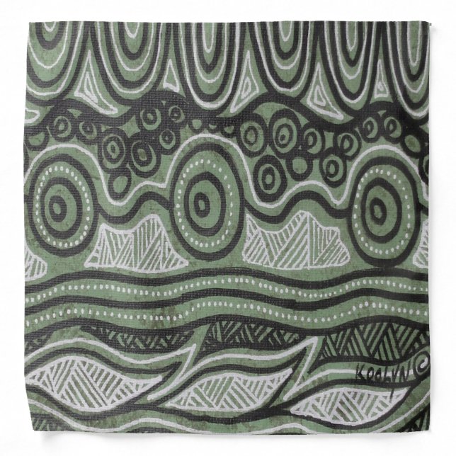 Rainforest Camp Aboriginal Bandana (Front)