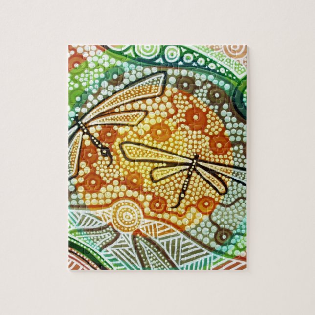 Rainforest Dragonflies Jigsaw Puzzle (Vertical)