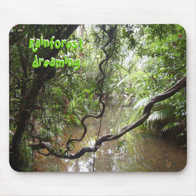 Rainforest Dreaming Mousepad (Front)