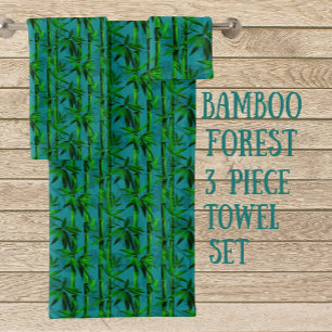 Rainforest Dreams Tropical Bamboo Forest Bath Towel Set