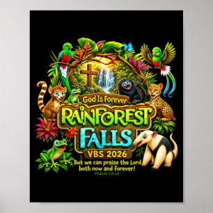 Rainforest-Falls Exploring The Nature God Vbs 2026 Poster