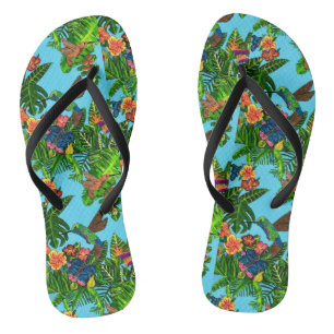 Rainforest Flip Flops