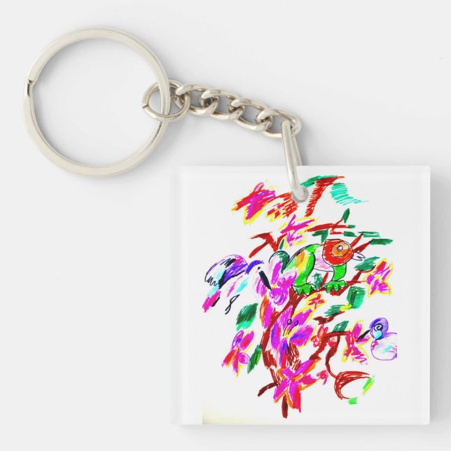 Rainforest fun  keychain (Front)