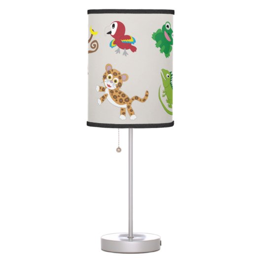 Rainforest Jungle Nursery Lamp (Right)