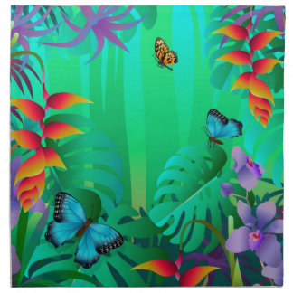 rainforest napkin