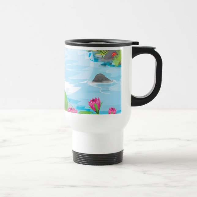 Rainforest River Travel Mug (Right)