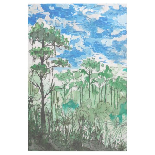 Rainforest Sketch Gallery Wrap