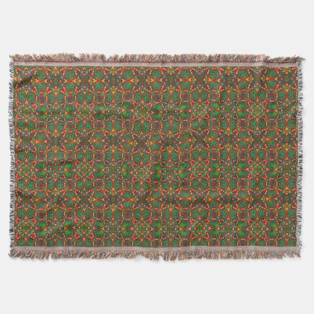 Rainforest Sun Throw Blanket (Front)