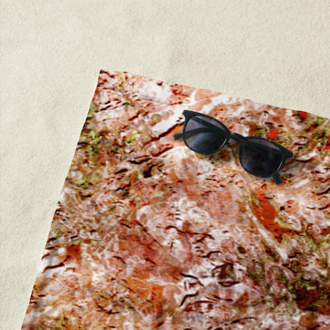 Rainforest under cotton or rock under ground beach towel (In Situ)