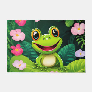 Rainforest Wildlife Frog Doormat