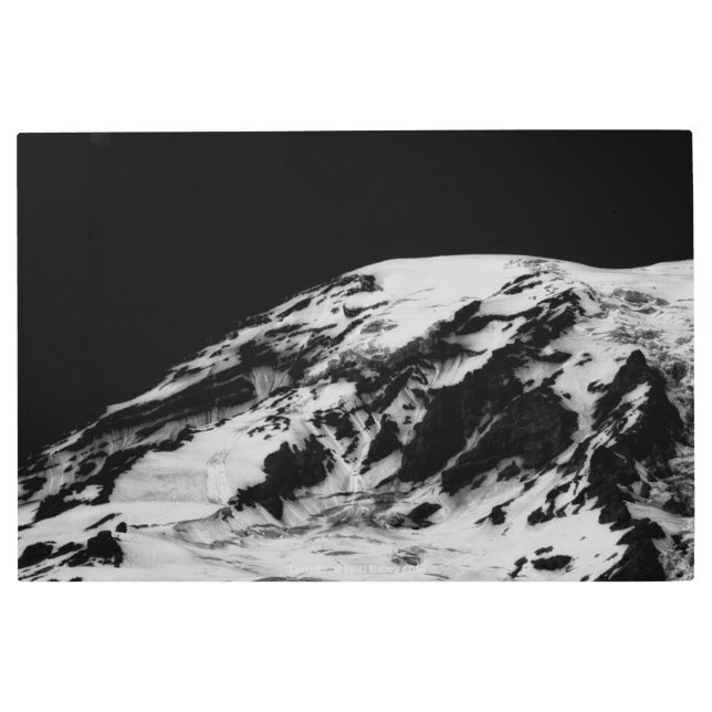 Rainier Melting Metal Wall Art (Front)