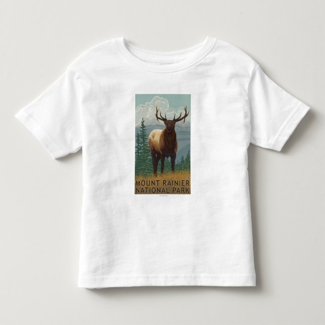 Rainier National Park, WashingtonElk Scene Toddler T-shirt (Front)