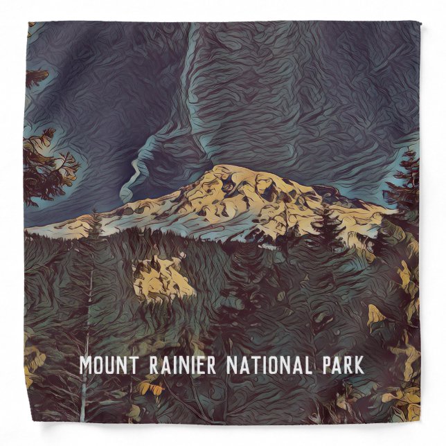 Rainier Summit Personalized Bandana (Front)