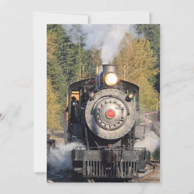 rainier train invitation (Front)