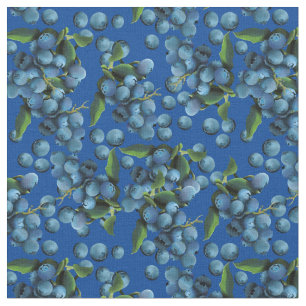 Raining Blueberries Fabric