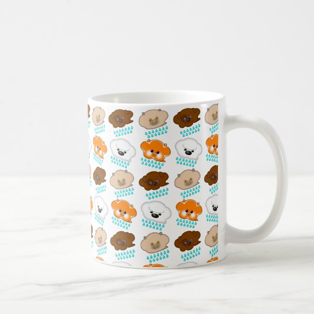 Raining Cats and Dogs -  Coffee Mug (Right)
